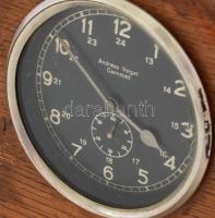 Andreas Veigel Canstatt mechanikus asztali óra, működő, jó állapotban 23x13 cm Fa tokkal