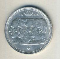 Belgium 1948. 100Fr Ag "4 király" T:3 ph