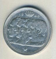 Belgium 1948. 100Fr Ag "4 király" T:3 ph