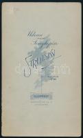 1910 Batthyány Tivadar által bérmafiának, ifj. Barkóczy Sándornak dedikált fotó, Strelisky műtermébő...