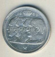 Belgium 1950. 100Fr Ag "4 király" T:2/3 kis ph