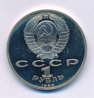 Szovjetunió 1989. 1R Cu-Ni "Mihai Eminescu román költő" kapszulában T:PP fo.
Soviet Union...