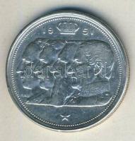 Belgium 1951. 100Fr Ag "4 király" T:2/3 ph