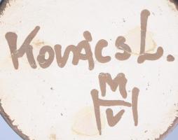 Juhász figurális butykos, jelzett, m: 20 cm