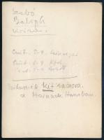 cca 1930-33 Berlin, kilátás a Collegium Hungaricumból a Hungarológiai Intézet épületére, háttérben a...