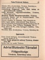 Tata-tóvárosi kalauz. Tata-Tóváros nevezetességeinek rövid ismertetése.
Komárom, 1929. Argay Általá...