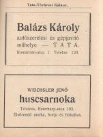 Tata-tóvárosi kalauz. Tata-Tóváros nevezetességeinek rövid ismertetése.
Komárom, 1929. Argay Általá...