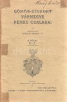 Forgon Mihály, mihályfalusi: 
Gömör-Kishont vármegye nemes családai. Írta Mihályfalusi Forgon Mihál...