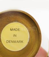 2 db dán design gyertyatartó. masszív réz 9 cm