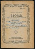 cca 1940 Cégér festmények a régi posonyban, Steiner Hermann helytörténeti munka fordítása kb 30 oldalon