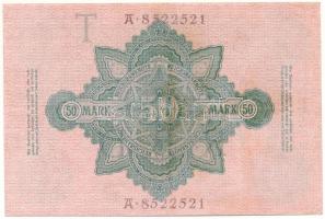 Német Birodalom 1910. 50M T:F szép papír
German Empire 1910. 50 Mark C:F fine paper
Krause P#41