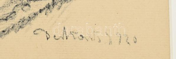 Derkovits Gyula (1894-1934): erotikus-pornográf grafika. Litográfia, papír, jelzett a litográfián. A...