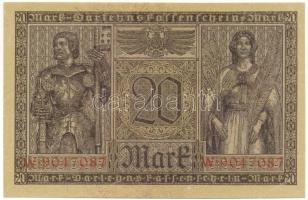 Német Birodalom 1918. 20M T:XF German Empire 1918. 20 Mark C:XF Krause P#57