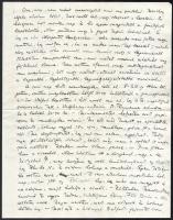 cca 1928-1929 Gombosi Ottó (1902-1955) zenetörténész, zenekritikus autográf sorai 5 db levélben Seib...