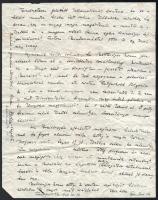 cca 1928-1929 Gombosi Ottó (1902-1955) zenetörténész, zenekritikus autográf sorai 5 db levélben Seib...