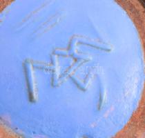 Gorka Géza (1894-1971): Kisváza ugrasztott mázzal. Jelzett, m: 10 cm