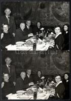 cca 1920-1940 Vegyes csoportkép tétel, 5 db, 18x24 cm és 13x18 cm közötti méretben