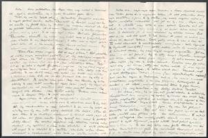 1929 Gombosi Ottó (1902-1955) zenetörténész, zenekritikus autográf sorai 6 db levélben és 1 db level...