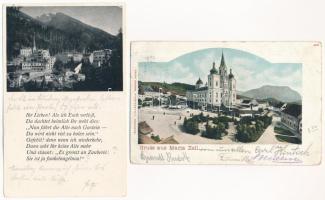 13 db főleg RÉGI osztrák város képeslap / 13 mostly pre-1945 Austrian town-view postcards