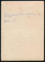 1936 Huszár Károly Pufi (1884-1941) színész, forgatókönyvíró, kupléénekes dedikált fotója, 17,5×12,5...