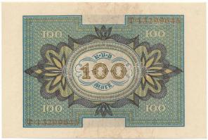 Német Birodalom / Weimari Köztársaság 1920. 100M nyolcjegyű sorszámmal T:AU German Empire / Weimar R...