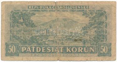 Csehszlovákia 1948. 50K T:VG,G / Czechoslovakia 1948. 50 Korun C:VG,G Krause P#66