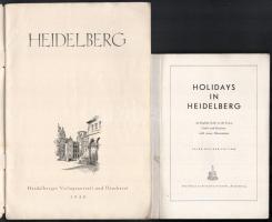 Heidelberg. Heidelberg, Heidelberger Veragsanstalt und Druckerei, 16 sztl. lev. Német nyelven. Feket...