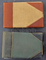 152 db RÉGI olasz és osztrák képeslap: utazási emlékek az 1920-as évekből két kis könyve rendezve, l...