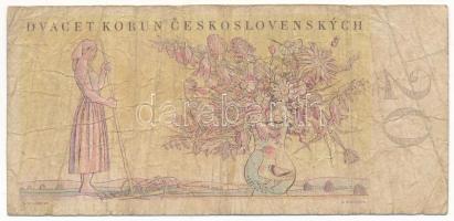 Csehszlovákia 1949. 20K T:VG Czechoslovakia 1949. 20 Korun C:VG Krause P#70