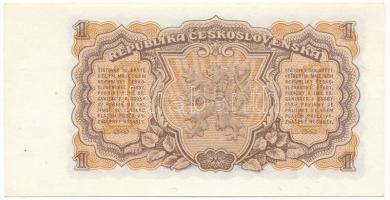 Csehszlovákia 1953. 1K T:UNC Czechoslovakia 1953. 1 Koruna C:UNC Krause P#78b