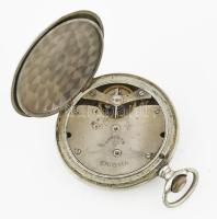 Enigma zsebóra fém tokkal, sérült számlap, nem jár, d: 5 cm