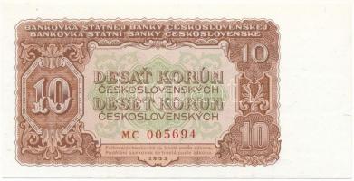 Csehszlovákia 1953. 10K "MC 005694" T:UNC Czechoslovakia 1953. 10 Korun "MC 005694" C:UNC Krause P#83