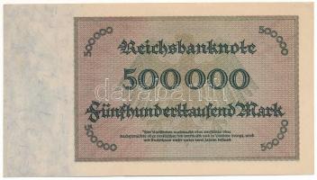 Német Birodalom / Weimari Köztársaság 1923. 500.000M T:AU
German Empire / Weimar Republic 1923. 500...