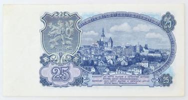 Csehszlovákia 1953. 25K "VZOREK (MINTA)" "AH 000000" sorszámmal T:AU Czechoslova...