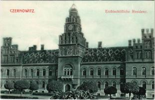 Chernivtsi, Czernowitz, Cernauti, Csernyivci (Bukovina, Bucovina, Bukowina); Erzbischöfliche Residenz / Archbishop's residence