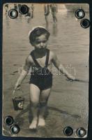 1938 Budapest Székesfőváros Állat- és Növénykertje fényképes bérletjegy gyermek részére