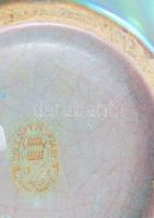 Zsolnay eozin mázas váza. Jelzett, pereménél sérülésekkel, m: 18,5 cm