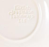 Ironstone angol 6 darab csésze alátéttel, jelzett, d: 14,5 cm