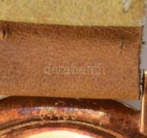 Doxa 14K arany (Au) férfi karóra, szép számlappal,. Kézi felhúzós, Elindul, de tisztításra szorul a ...