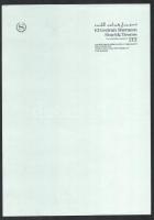 cca 1960-1990 Vegyes fejléces papír tétel: 
Grandhotel Praha, El Gezirah Sheraton Hotel & Tower...