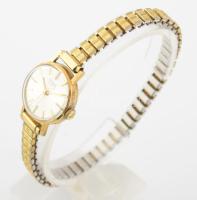 Doxa 14K arany (Au) női karóra, kézi felhúzós szép számlappal,. több helyen jelzett tokkal, javításr...