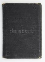 1938 "Maskir" halálozási évfordulók napjainak listáját tartalmazó könyvecske, szokások, szabályok leírásával