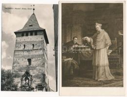 61 db főleg MODERN képeslap: magyar és külföldi városok és motívumok