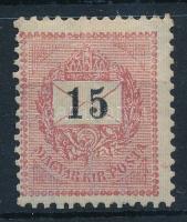 1898 15kr 12 : 11 3/4 fogazással