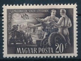 1951 Az ötéves terv eredményei 20f számvízjellel