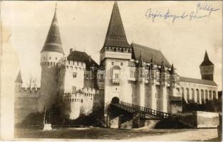 Vajdahunyad, Hunedoara; vár / castle. photo (ragasztónyom / gluemark)