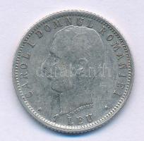 Románia 1906. 1L Ag "I. Károly uralkodásának 40. évfordulója" T:F karcok
Romania 1906. 1 ...