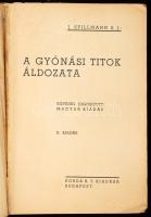 J. Spillmann: A gyónási titok áldozata. Bp.,(1942.) ,Korda Rt. 2. kiadás. A borító Pál György munkáj...