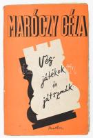 Maróczy Géza: Végjátékok és játszmák. H.n., Pantheon. Felvágatlan példány. Kiadói papírkötés, kopottas állapotban.