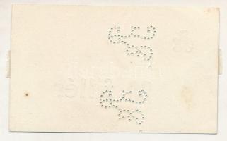 ~1920. 20f "Rigler József Ede Papírnemügyár Rt." perforációval T:AU ragasztónyom
Adamo BU...